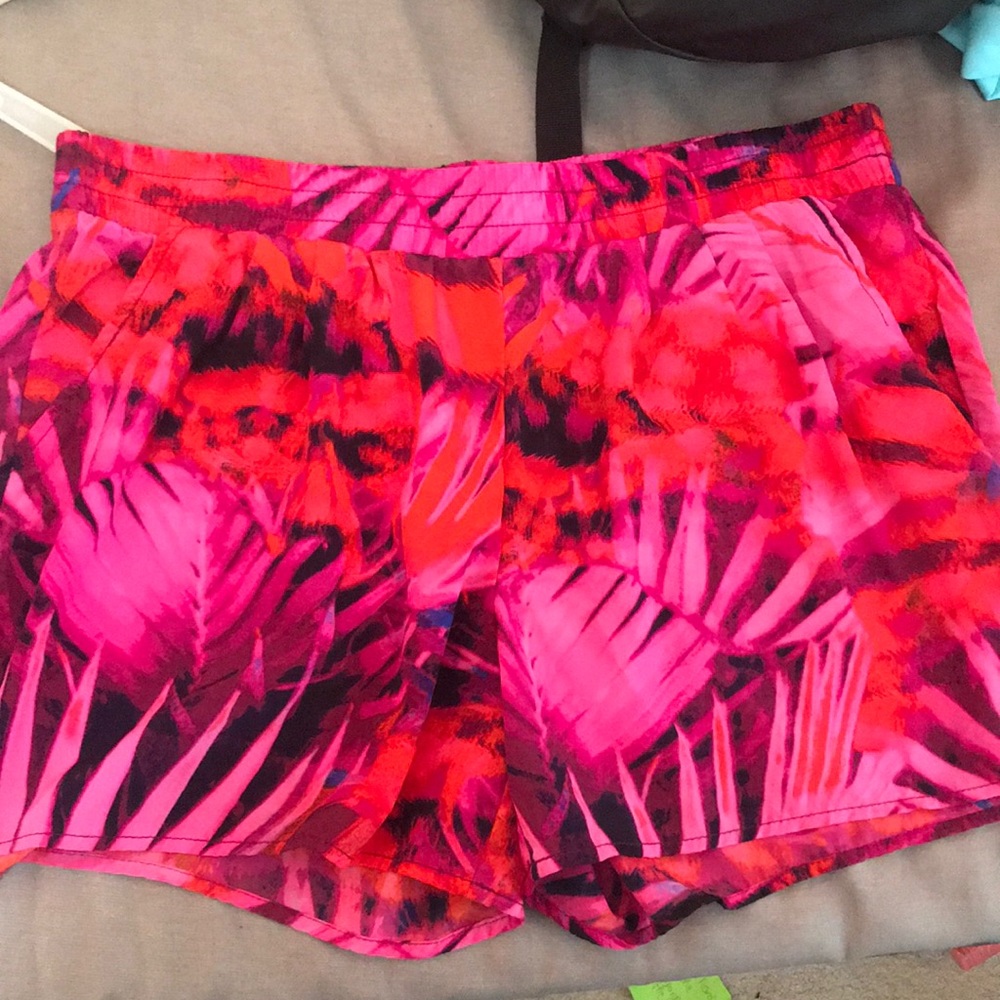 Tropical elastic shorts